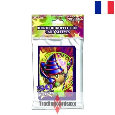 Konami - 50 Protèges Cartes Yu-Gi-Oh! Card Sleeves : Kuriboh Kollection