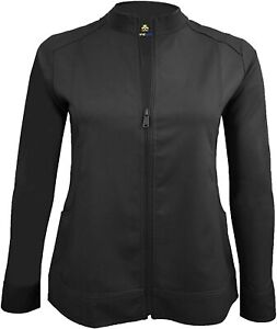 Natural Uniforms Women's Ultra Soft Stretch Front Zip Workwear Warm-Up Jacket (5