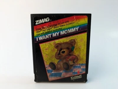 I Want My Mommy Atari 2600 1983 ZiMAG Game Cartridge - Cart Only - Tested, Works - Image 1 of 4
