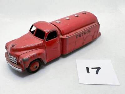VINTAGE DINKY TOYS # 30P STUDEBAKER PETROL TANKER DIECAST TRUCK LORRY 1950 RED  — 第 1/4 张图片