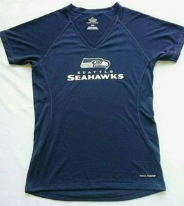 NFL Majestic Cool Base SEATTLE SEAHAWKS WOMENS MEDIUM* V neck** Styllsh! - Picture 1 of 8