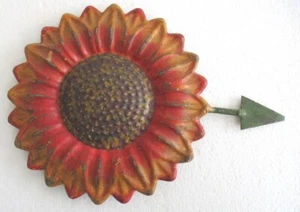 FLOWER WEATHER VANE EMBOSSED WEATHERVANE . - Picture 1 of 8