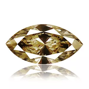 Diamante 0.214ct Tintado Marrón Elegante Color Amarillo 100% Natural Tierra Minada África - Imagen 1 de 3