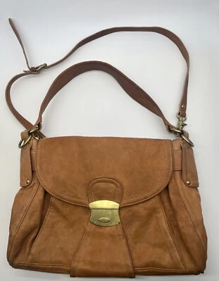 Kooba Large Camel Brown Leather Hobo Shoulder Bag Purse - Image 1 of 4