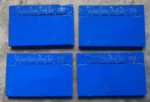 US Mint Proof Sets 1983 Lot Of 4 In Original Packaging - Picture 1 of 4