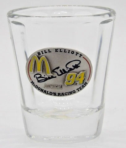 Bill Elliott 94 shot glass, in good condition, no chips or cracks Cover