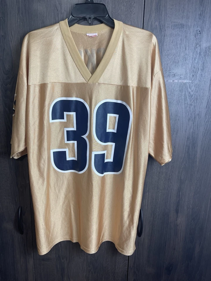 Camiseta deportiva vintage Reebok NFL St Louis Rams Stephen Jackson #39 adulto grande dorada Foto 1 de 4