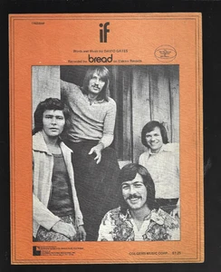 Partituras vintage de pan 1971 si David Gates Electra Records - Imagen 1 de 1