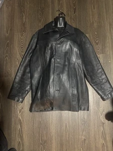 Trench uomo Wilson pelle media lunghezza - Foto 1 di 3