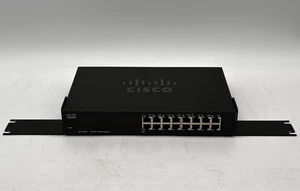 Cisco  (SF100-16) 16-Ports Rack-Mountable Ethernet Switch-No Charger - Picture 1 of 5
