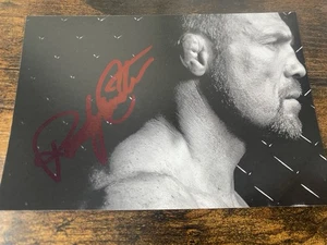 RANDY COUTURE Signed 4x6 THE EXPENDABLES Photo UFC MMA AUTOGRAPH Actor Fighter - Picture 1 of 1
