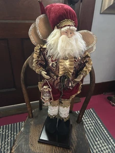 Holiday Christmas SANTA , standing : not signed/ attributed, no tags - Picture 1 of 11