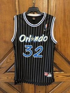 Vintage Nike Orlando Magic Jersey NBA Shaquille O’Neal Shaq Black XL Length +2 - Picture 1 of 7