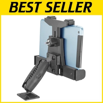 Heavy-Duty Locking Tablet Mount for 7"-11" Devices - Secure Vehicle & Wall Use - Image 1 of 4