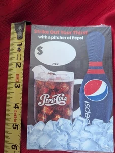 Pepsi Pitcher Advertisement new ad promo bowling vista bowl sealed coke cola art - Picture 1 of 1