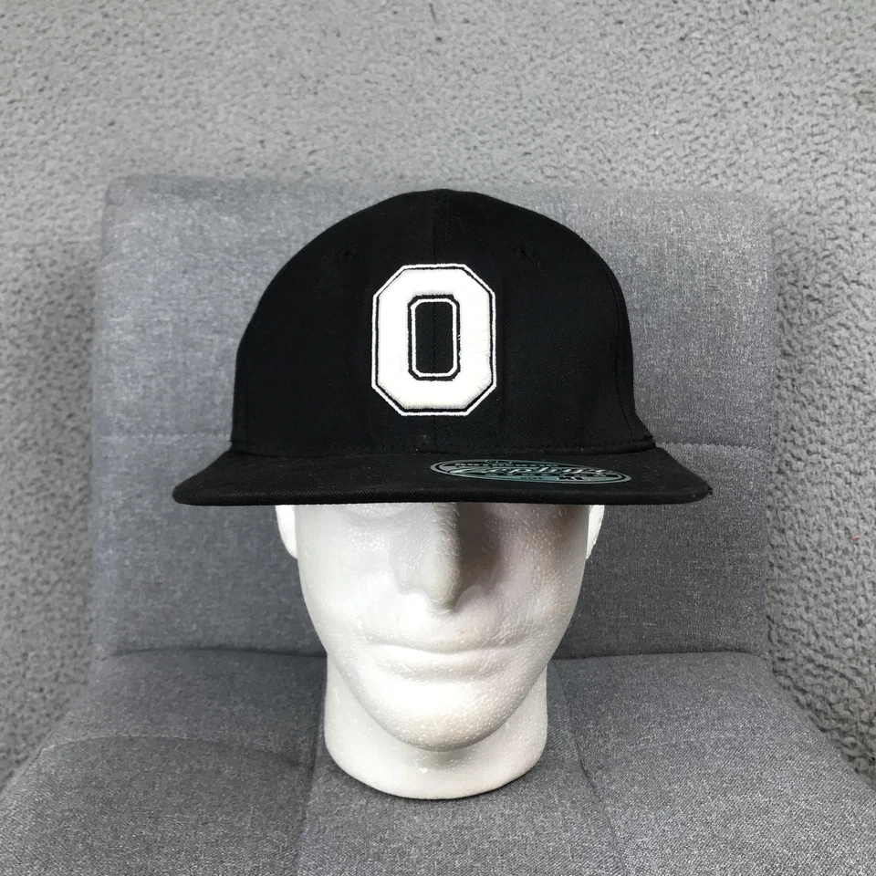 Ohio State Buckeyes Hat Cap Fitted Mens XL Black White NCAA Football Stretch - Image 1 of 4