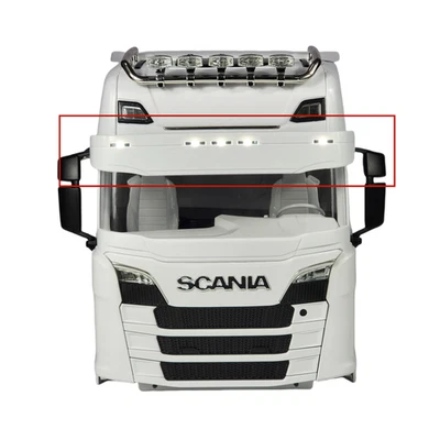 LED Sun Visor Lights for Tamiya 1/14 RC Truck Tractor Scania 770s DIY Parts - Image 1 of 4