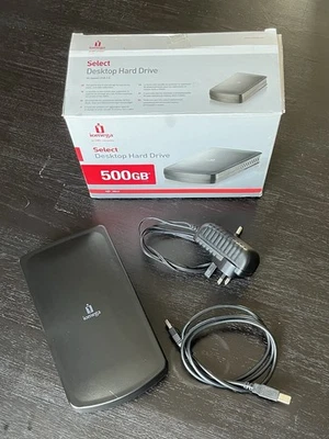 Iomega Select External HDD 500GB Model GDHDU Boxed Complete & Mac Formatted VGC - Image 1 of 3