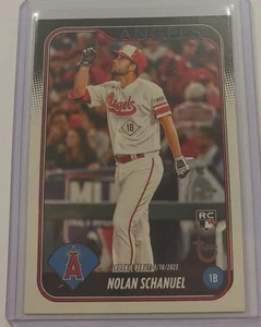 Actualización Topps 2024 #US193 Nolan Schanuel RC debut stock vintage 04/99 Angels - Imagen 1 de 1