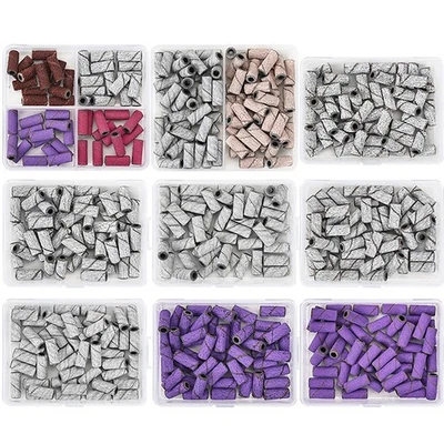 Nail Sanding Bands 80/150/180/240 Sanding For Electric Drill Machines Filing  A1 - Изображение 1 из 4