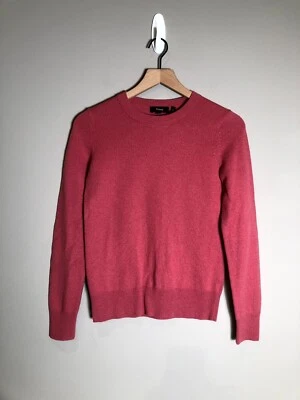 Suéter Pullover Theory Rosa Cachemira Tejido Manga Larga Cuello Redondo Talla S Foto 1 de 4
