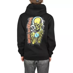 Santa Cruz Kendall Atomic Zip-Up Hoodie - Black - Picture 1 of 5