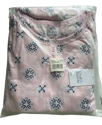 Conjunto de pijama estampado rosa Croft & Barrow S manga corta top y pantalones de cintura elástica Foto 1 de 4