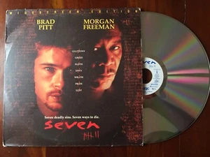 Seven LASERDISC 1996 Brad Pitt ~ Morgan Freeman ~ Kevin Spacey - Picture 1 of 3