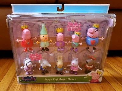 Peppa Pig's Royal Court /10-Фигурка Набор Peppa Mommy Daddy George & Friends НОВЫЙ  - Изображение 1 из 4