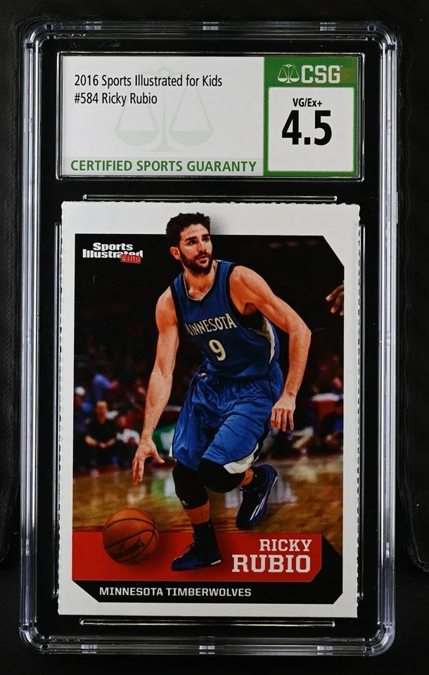 2016 Sports Illustrated for Kids #584 RICKY RUBIO Si ROOKIE CSG 4.5 Vg/Ex+ - Image 1 of 2