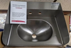 Eagle HSA-10-F-LRS Hand Sink, wall mount, 13-1/2 in. wide x 9-3/4 in. - Picture 1 of 6
