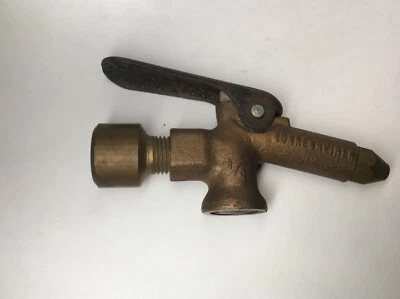 Nuevo de Lote Antiguo LUNKENHEIMER Boquilla de Aire de Latón Punta Punta 1/4" Entrada con Adaptador Foto 1 de 4