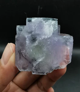 70g Natural Clear Transparent Phantom Fluorite Mineral Specimen Yaogangxian - Picture 1 of 12