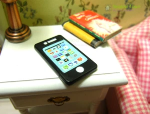 Casa de muñecas miniatura 1:6 Bjd juguete metal teléfono celular teléfono móvil Barbie Blythe decoración - Imagen 1 de 12