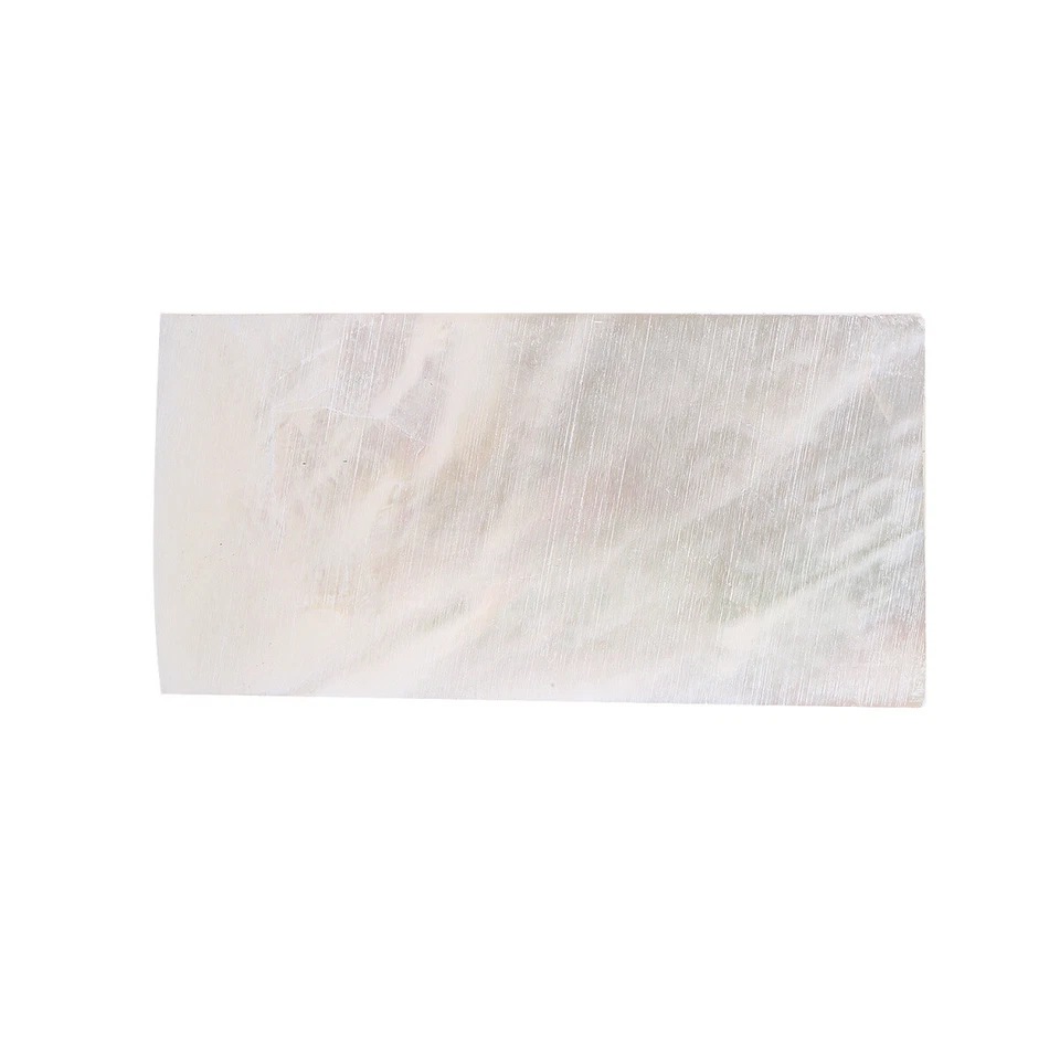 Musiclily Pro Mother of White Pearl Guitar Inlay Material Blank Sheet 50x25x2mm