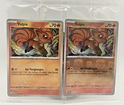 Pokemon Indonesia Vulpix Master Ball & Poke Ball Winner Promo 122/SV-P 151 - Image 1 of 4