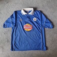 Leicester City Home Football Shirt (Le Coq Sportif) Walkers - 2000/2001 - Retro
