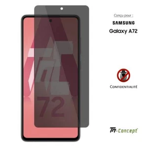 TM-Concept® Hartglas getönt - Samsung Galaxy A72 - Radian 2.5D - Privacy - Bild 1 von 7