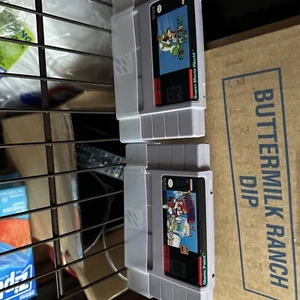 Super Mario World -  Cart ONLY SUPER NINTENDO SNES W Mario Paint - Picture 1 of 6