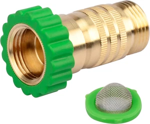 RVMATE Riduttore di Pressione Acqua in Linea, Regolatore Ottone Senza Piombo, per Idraulico Camper - Foto 1 di 12