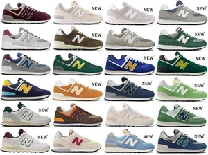 SCARPE NEW BALANCE ML574 ML U 574 UOMO DONNA NB PELLE SHOES BLU 41 42 43 44 45 - Foto 1 di 148