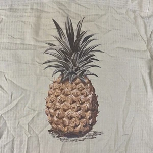 Camisa Hawaiana Tori Richard Para Hombre XL Amarilla Piña Grande Manga Corta 100% Seda - Imagen 1 de 13