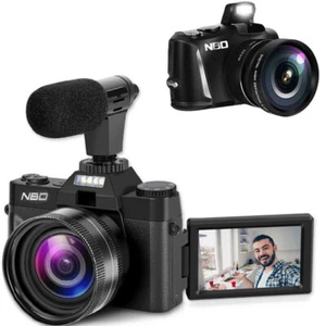 Digital Camera 4K 16X 3.0" IPS Screen Video Camera Photography Vlogging YouTube - Picture 1 of 28