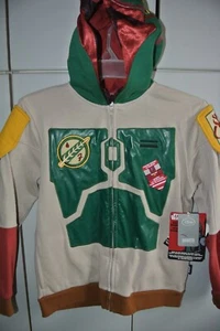 Disney-Star Wars Boys 11/12 Boba Fett Bounty Hunter Hoodie Jacket/NWT - Picture 1 of 10