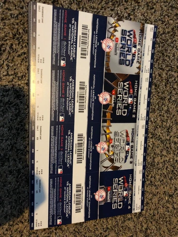 lot of (100) 2018 NEW YORK YANKEES WORLD SERIES TICKET STRIPS STUB AARON JUDGE Cover