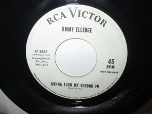 JIMMY ELLEDGE: Gonna turn my voodoo on / Dream of the year RCA 7" 45 RPM-VG+Rare - Picture 1 of 2