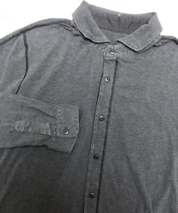 Camisa Lululemon Commission para hombre L abotonada rendimiento elástica *defectuosa - Imagen 1 de 10