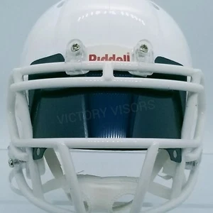 Marineblaues Mini Football Helm Visier (flacher Stil) Cowboys, Broncos, Patrioten - Bild 1 von 3