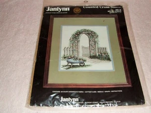 Janlynn Punto de Cruz Contado "Brush Arbor" #80-16 ~ 1989 ~ Totalmente Nuevo - Imagen 1 de 7