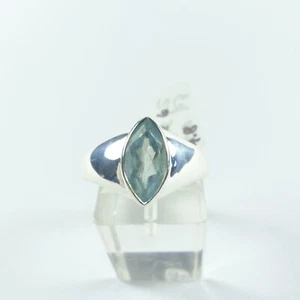 Ring Gr.59 aus Silber 925 mit einem Aquamarin, Facettenschliff, aus Sri Lanka - Picture 1 of 4